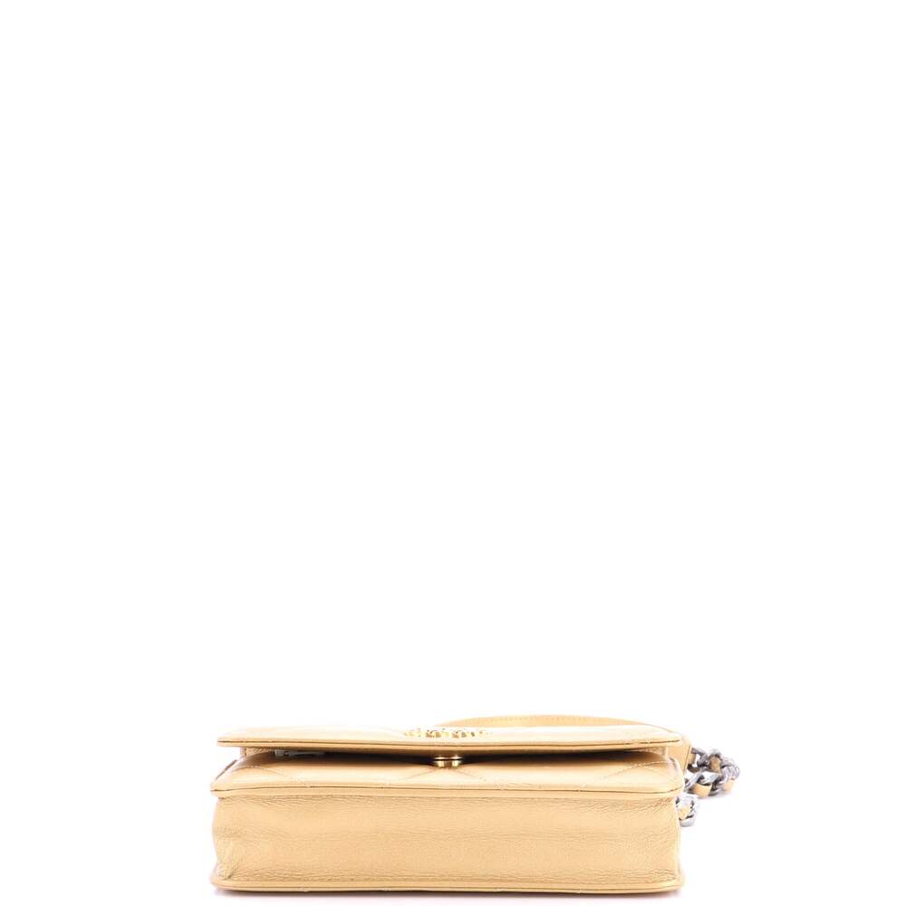 Chanel 19 Wallet On Chain Quilted #242794C41B - Picture 4 of 6